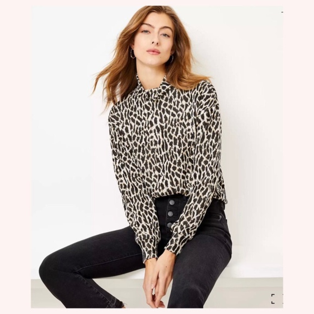 LOFT - Animal spotted sweater